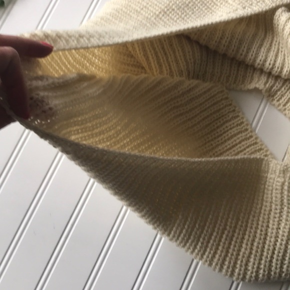 Infinity knit scarf cream lightweight - Picture 6 of 7